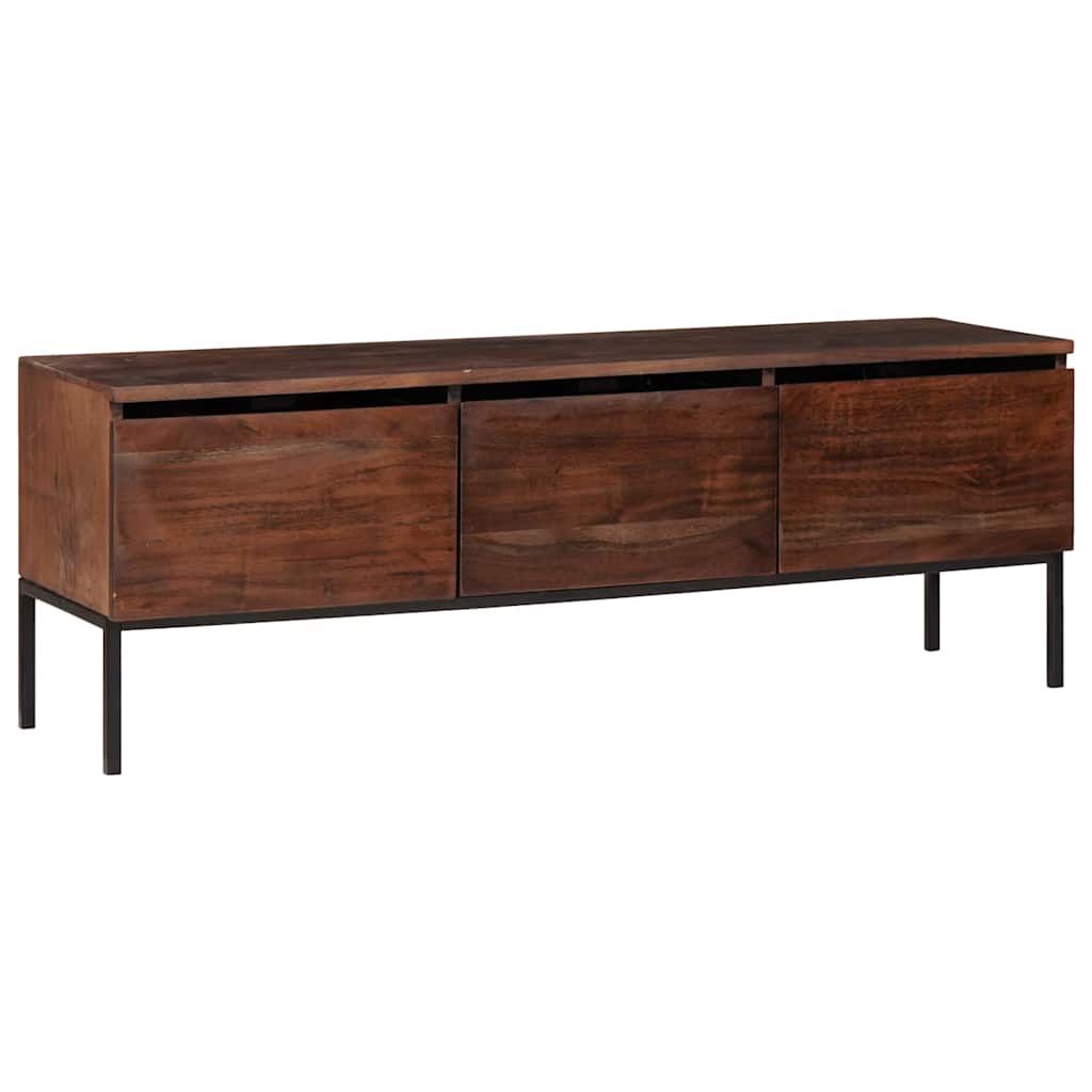 TV-skap med skuff honningbrun 110 x 30 x 36 cm heltre akasie
