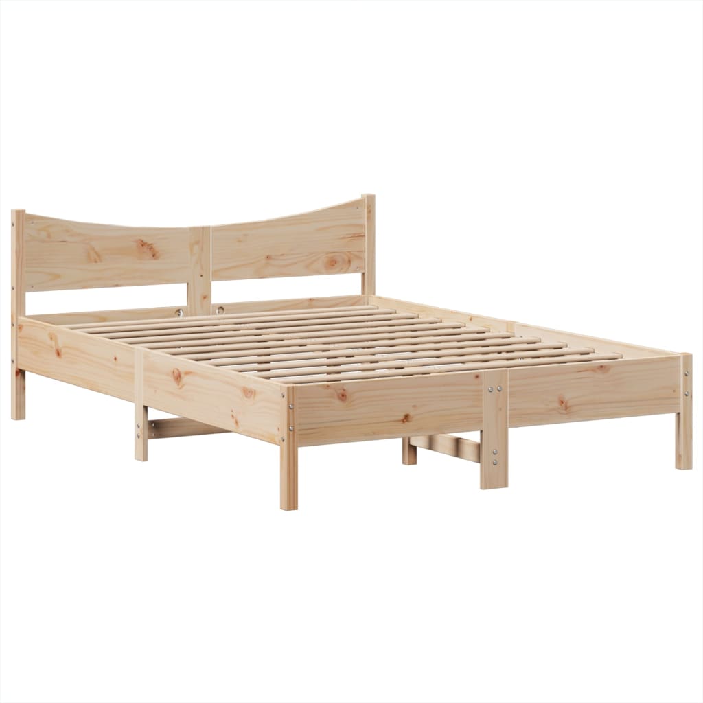 Sengeramme uten madrass 140x200 cm heltre furu