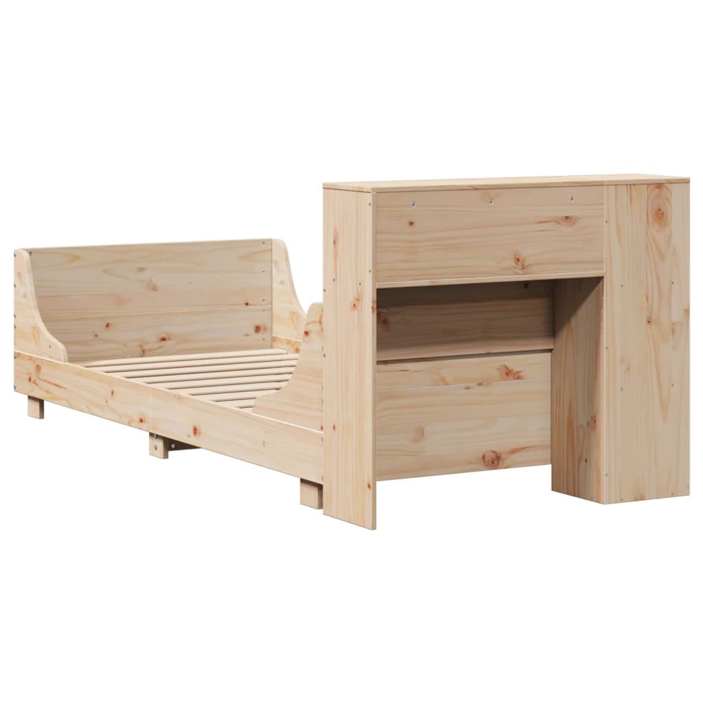 Sengeramme uten madrass 75x190 cm heltre furu