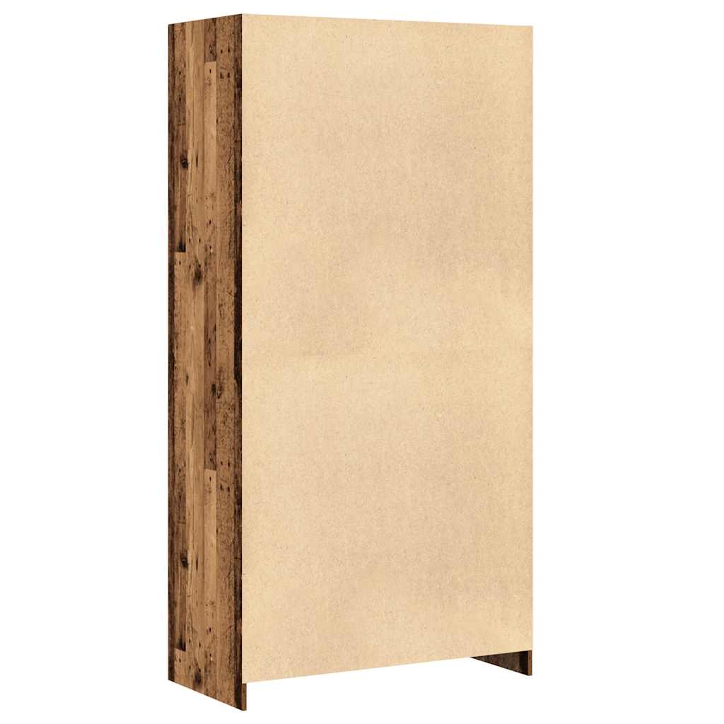 Garderobe gammelt tre 100x50x200 cm konstruert tre