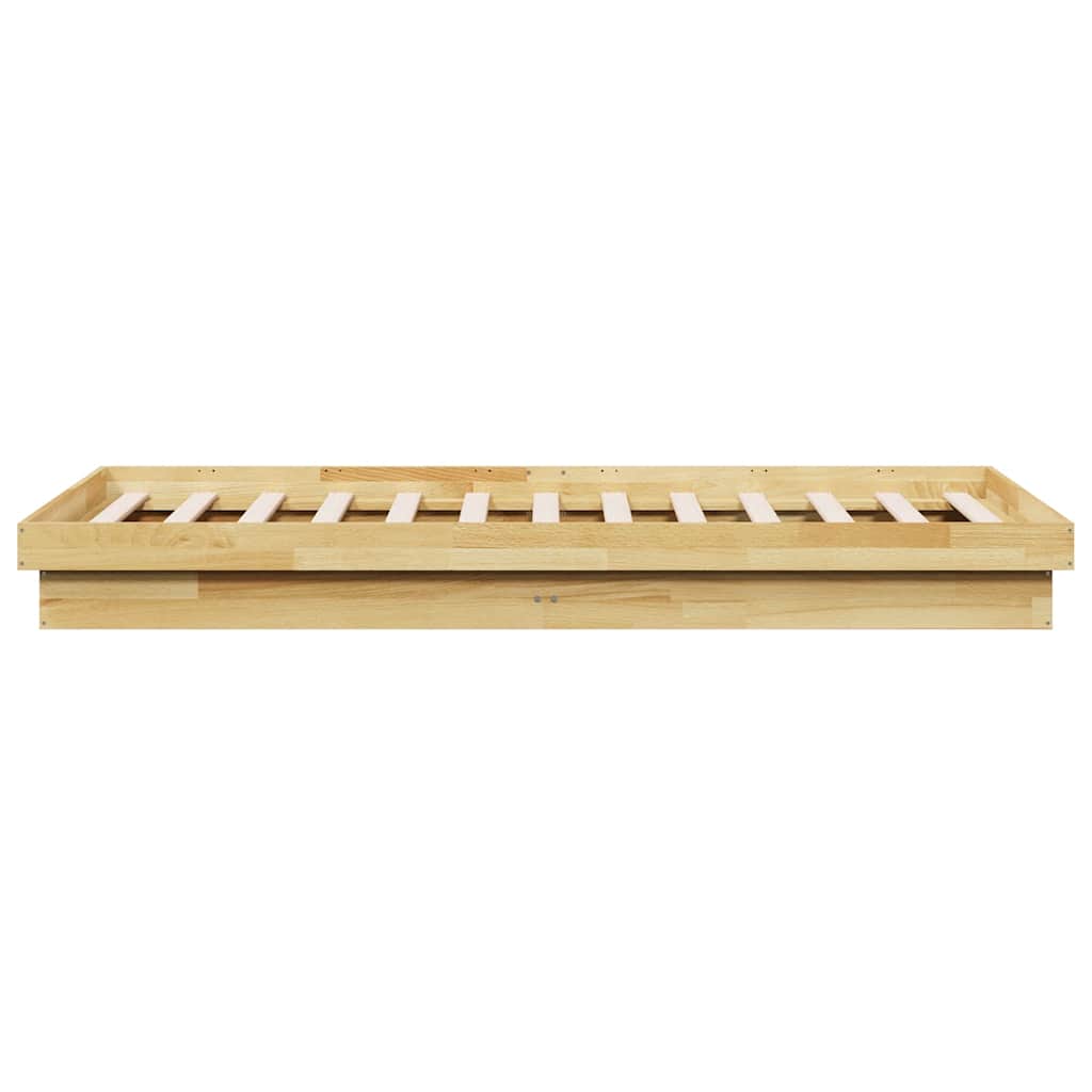 Sengeramme Uten Madrass 100x200 cm Helt Eik