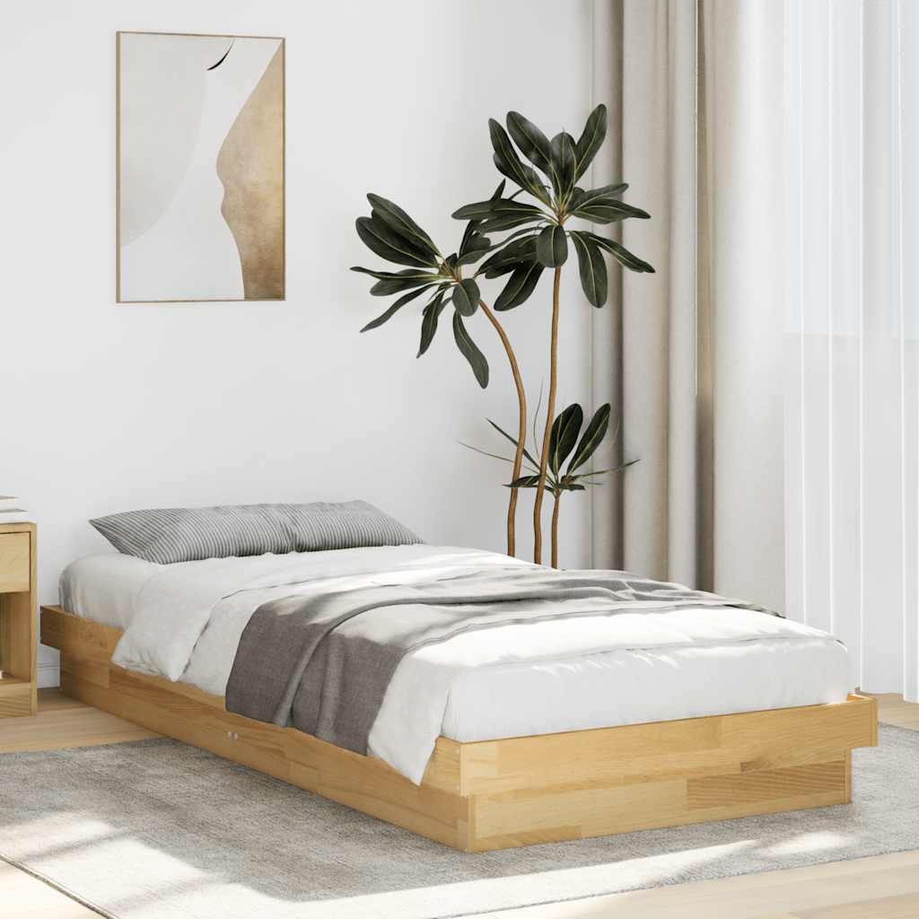 Sengeramme uten madrass 80x200 cm heltre eik