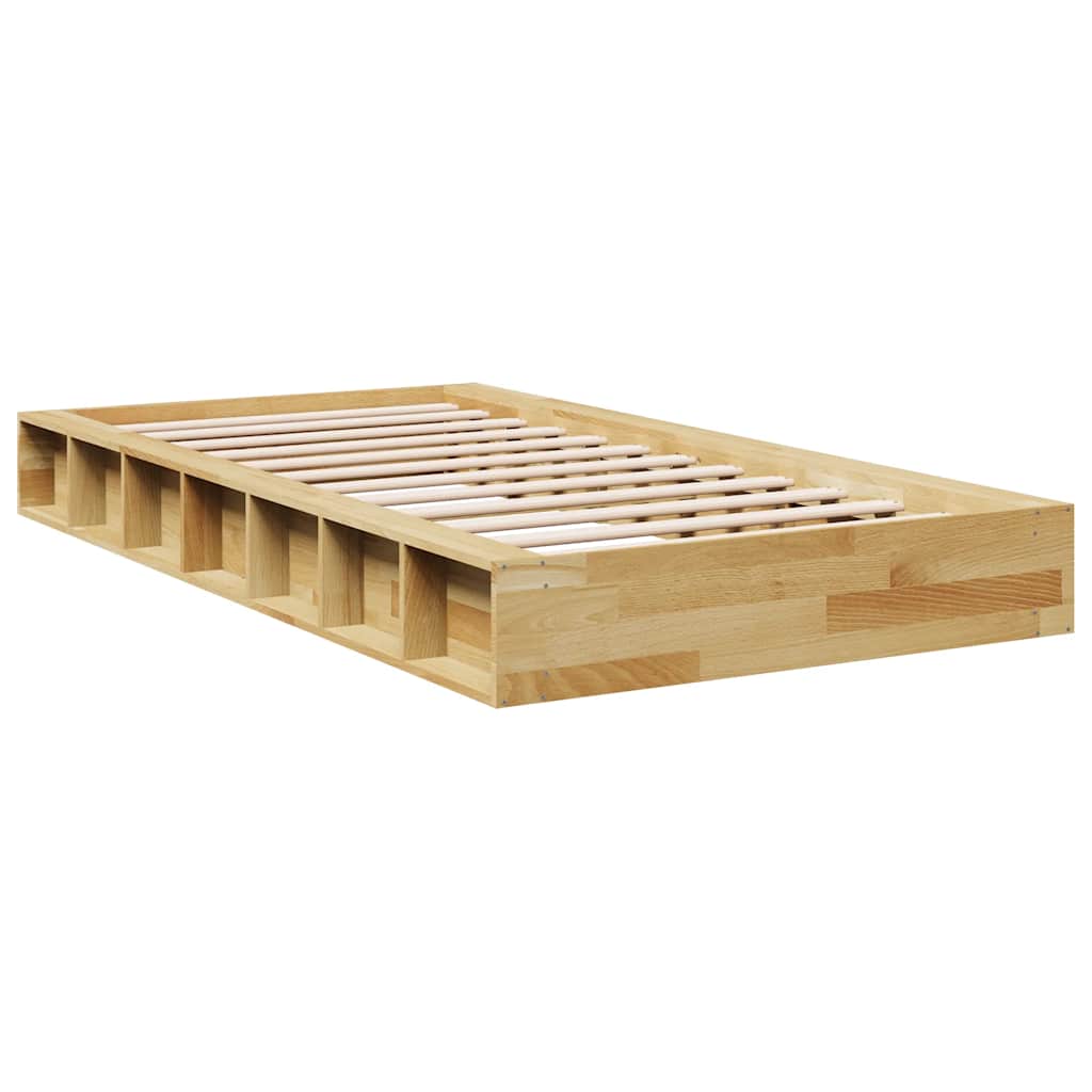 Sengeramme uten Madrass 80x200 cm Heltre Eik