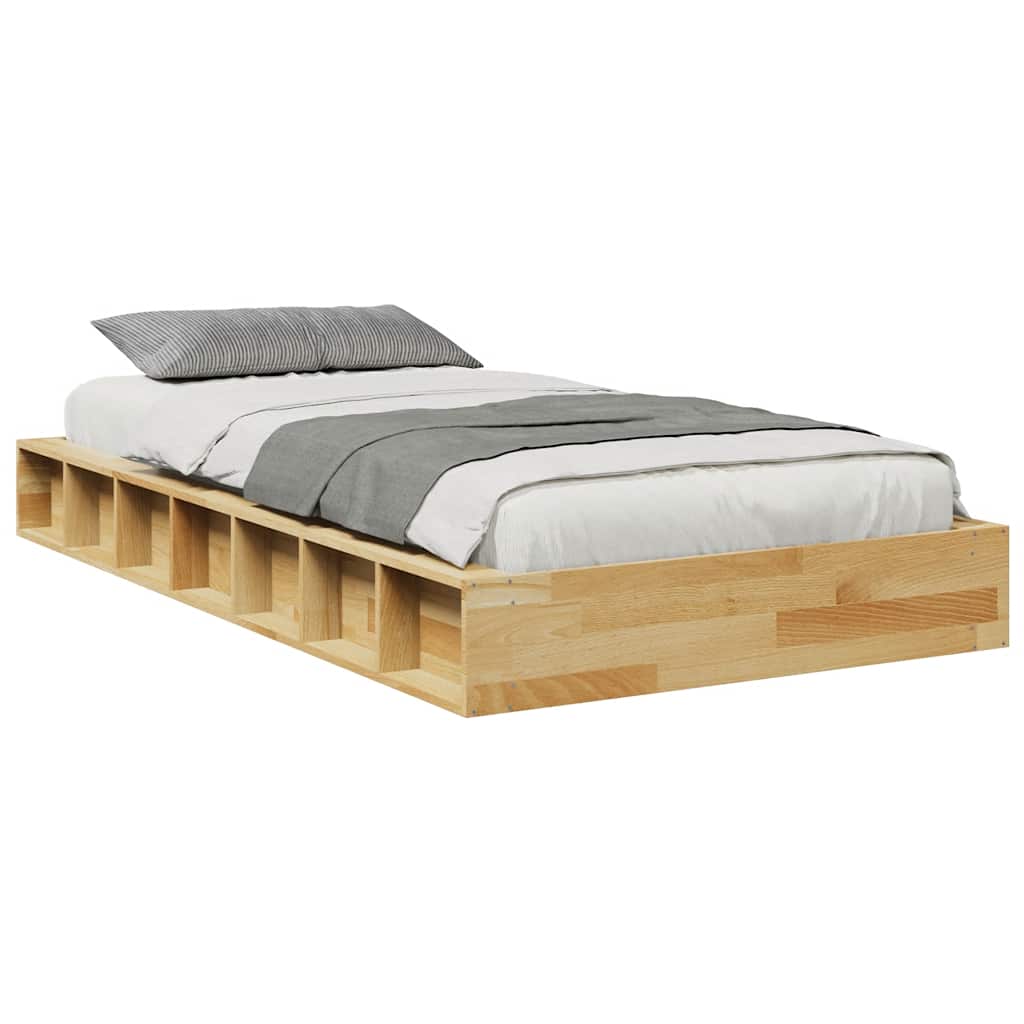 Sengeramme uten Madrass 90x200 cm Heltre Eik