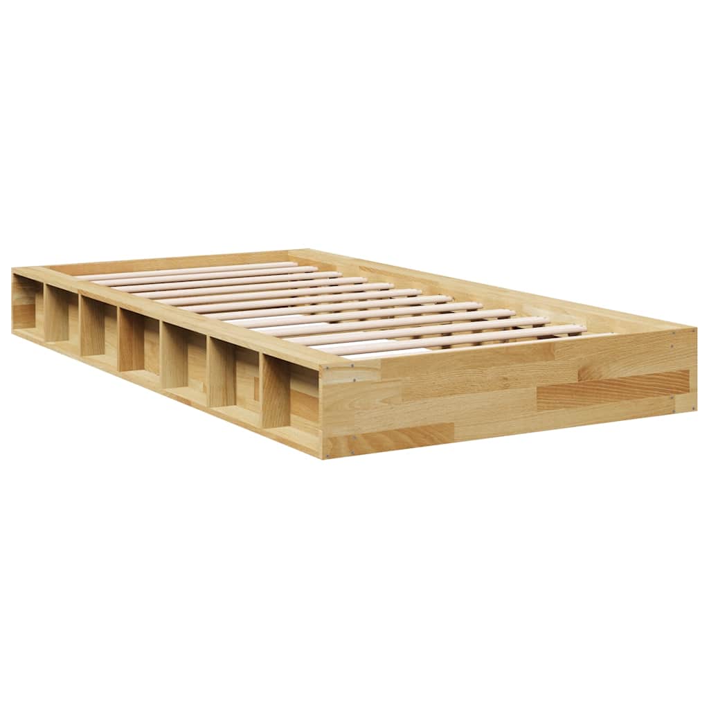 Sengeramme uten Madrass 100x200 cm Heltre Eik