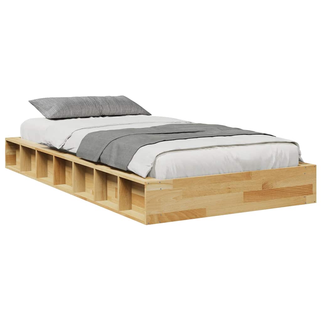 Sengeramme uten Madrass 100x200 cm Heltre Eik