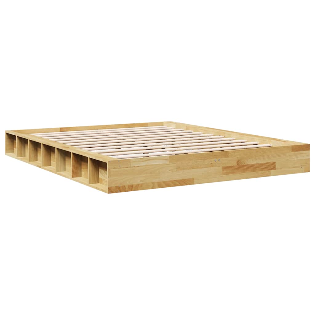 Sengeramme uten Madrass 160x200 cm Heltre Eik