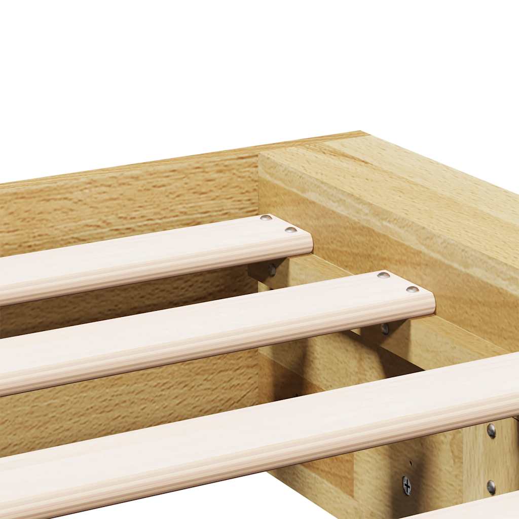 Sengeramme uten Madrass 120x190 cm Heltre Eik
