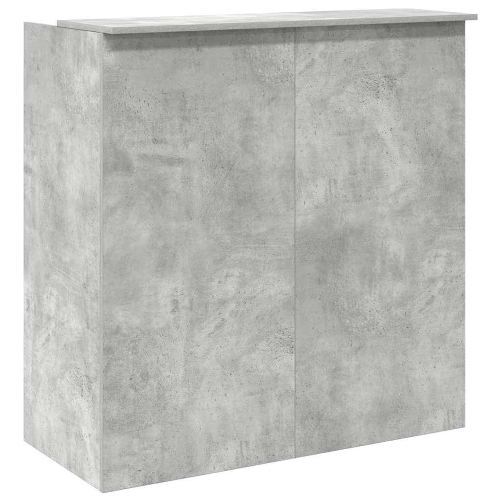 Resepsjonspult betonggrå 100x50x103,5 cm konstruert tre