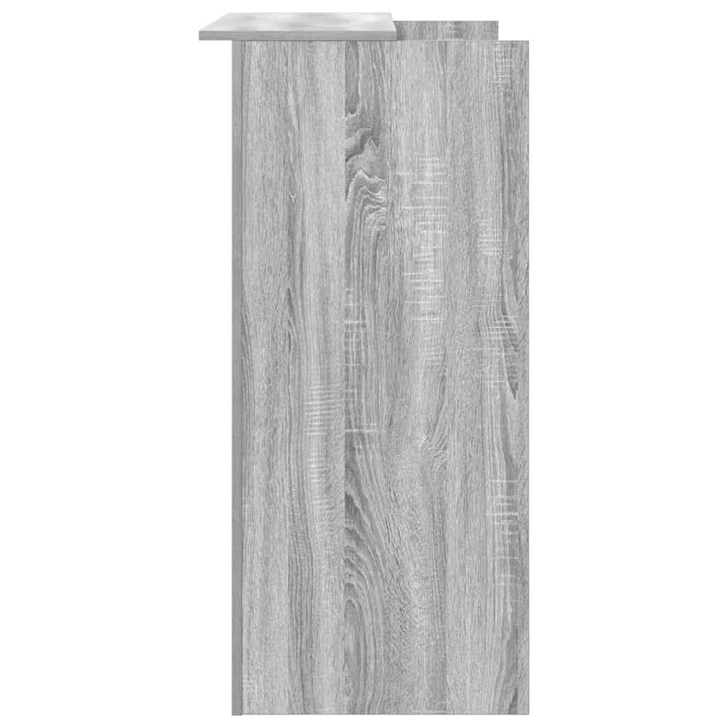 Resepsjonspult grå sonoma 100x50x103,5 cm konstruert tre
