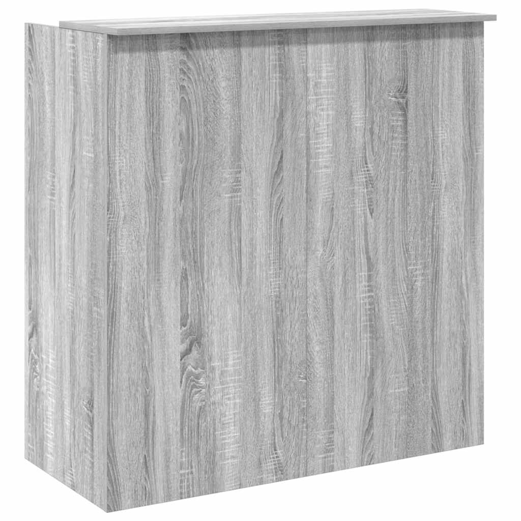 Resepsjonspult grå sonoma 100x50x103,5 cm konstruert tre