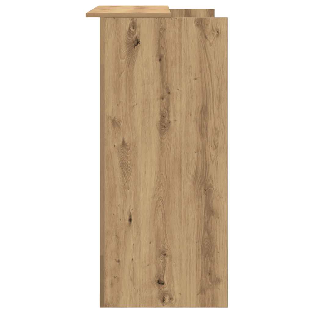 Resepsjonspult artisan eik 100x50x103,5 cm konstruert tre