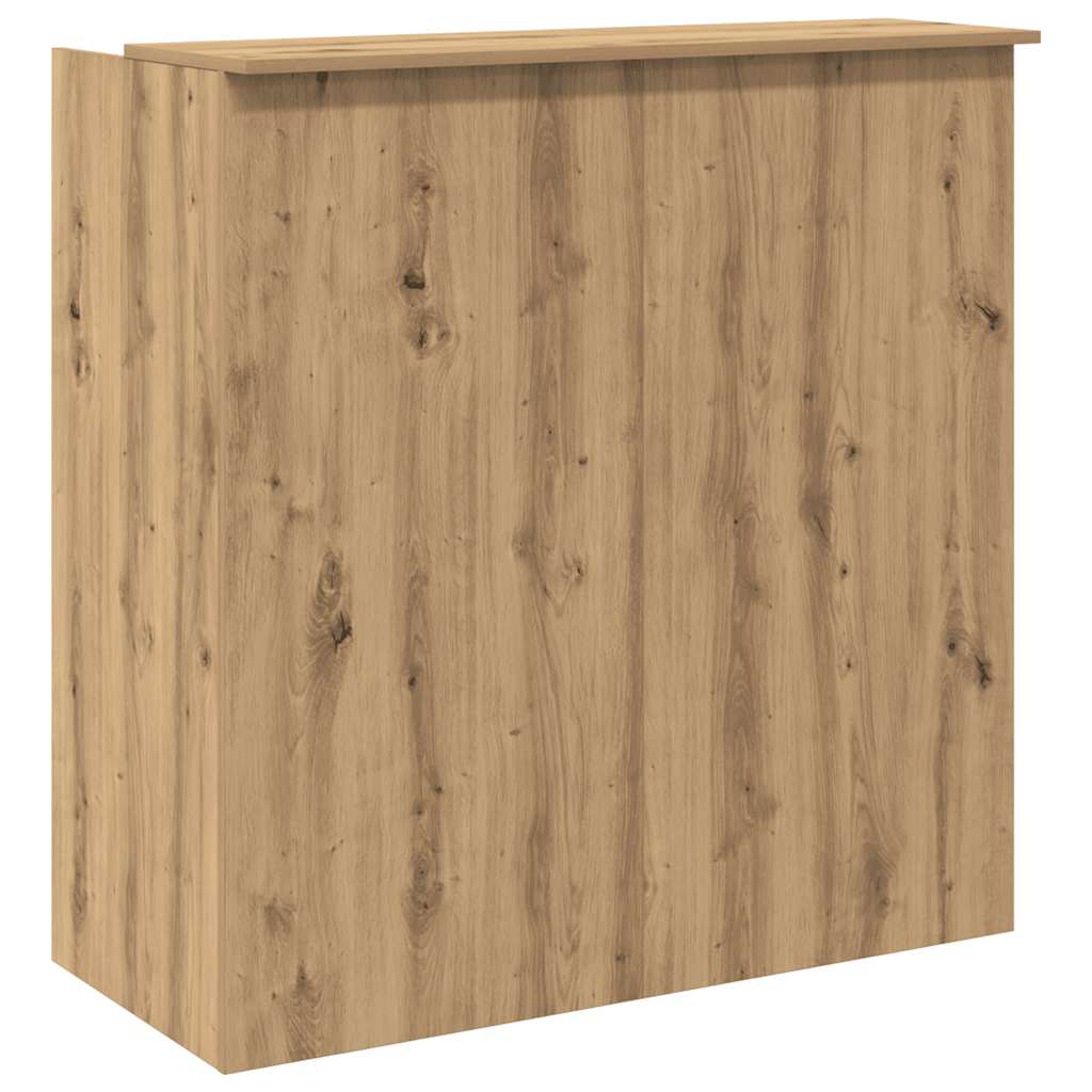 Resepsjonspult artisan eik 100x50x103,5 cm konstruert tre