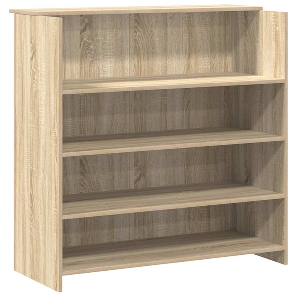 Resepsjonspult sonoma eik 180x50x103,5 cm konstruert tre