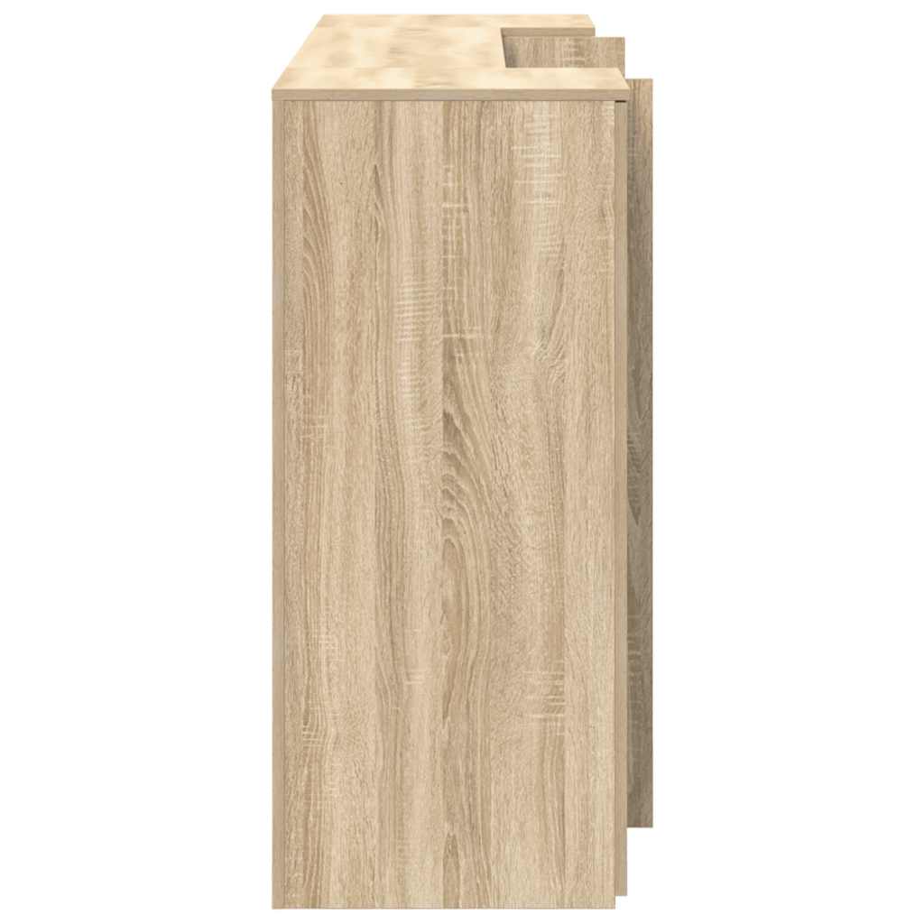 Resepsjonspult sonoma eik 180x50x103,5 cm konstruert tre