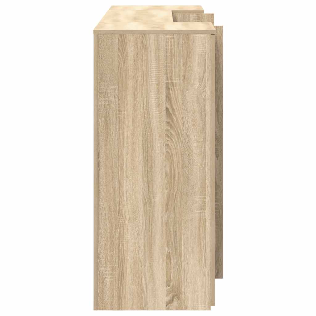 Resepsjonspult sonoma eik 200x50x103,5 cm konstruert tre