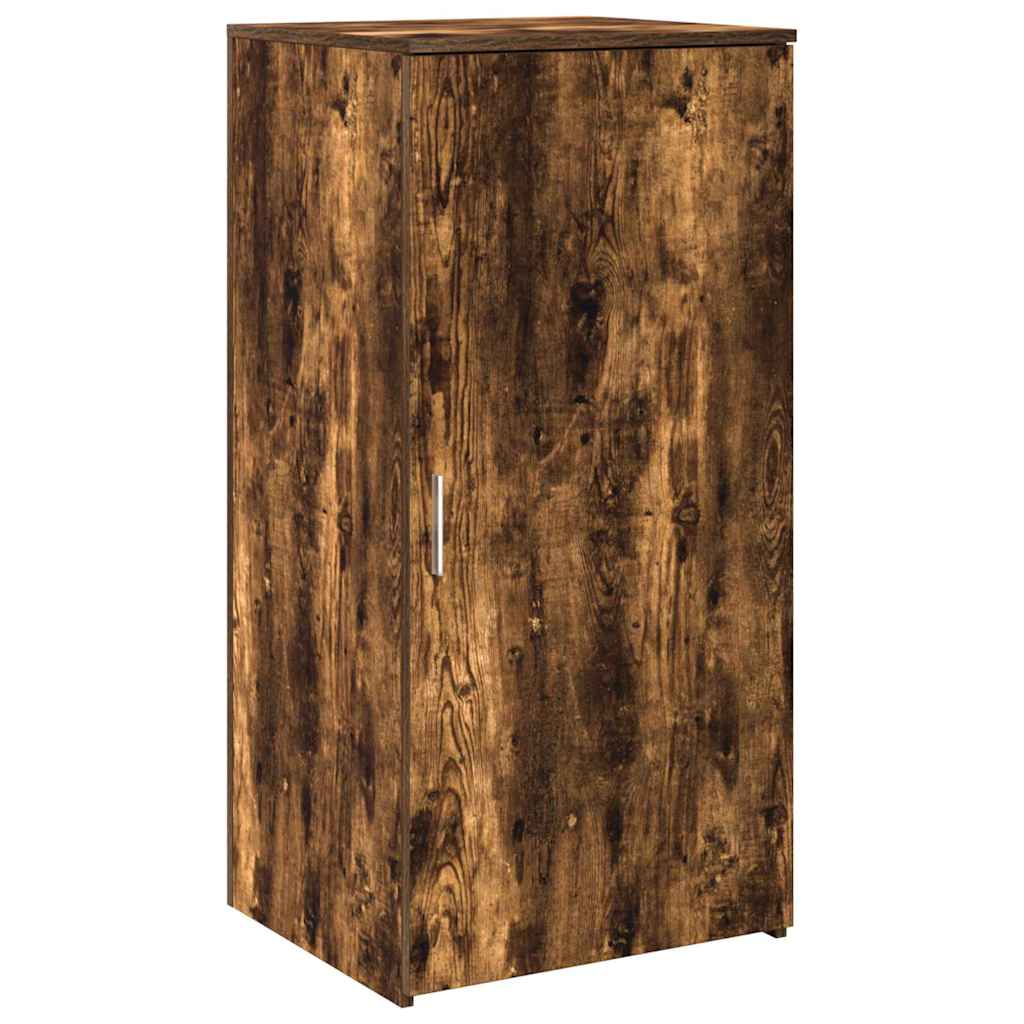 Resepsjonspult røkt eik 200x50x103,5 cm konstruert tre