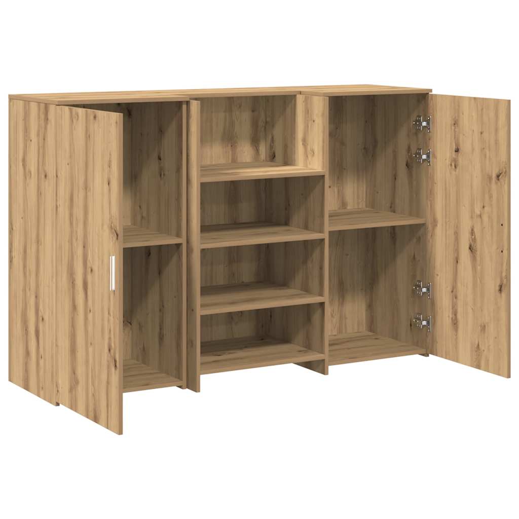 Resepsjonspult artisan eik 155x50x103,5 cm konstruert tre