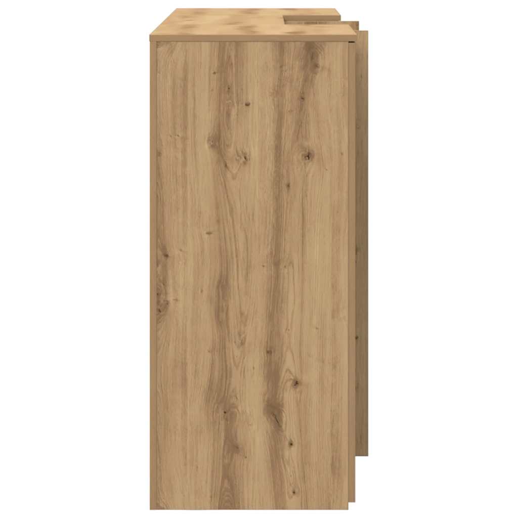 Resepsjonspult artisan eik 155x50x103,5 cm konstruert tre
