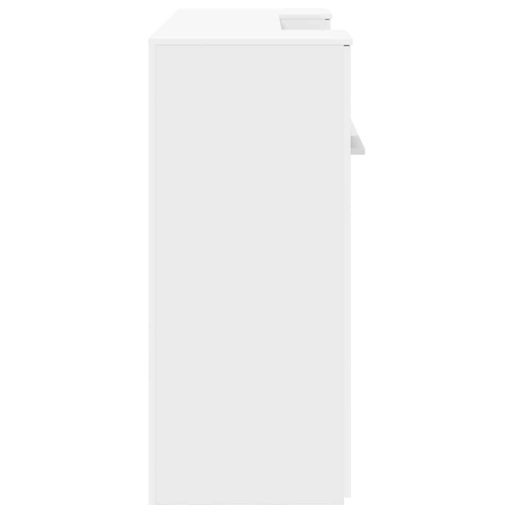 Resepsjonsdisk hvit 180x50x103,5 cm konstruert tre