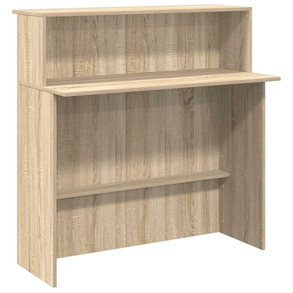Resepsjonspult sonoma eik 180x50x103,5 cm konstruert tre