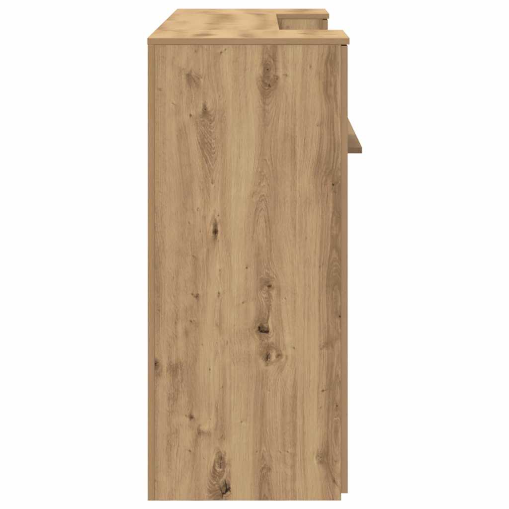 Resepsjonspult artisan eik 180x50x103,5 cm konstruert tre