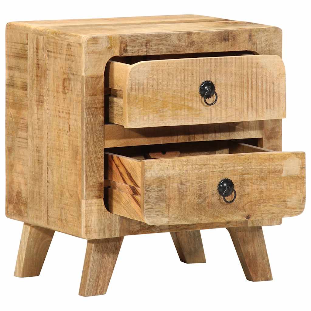 Nattbord 40x32x46 cm grovt heltre mangotre