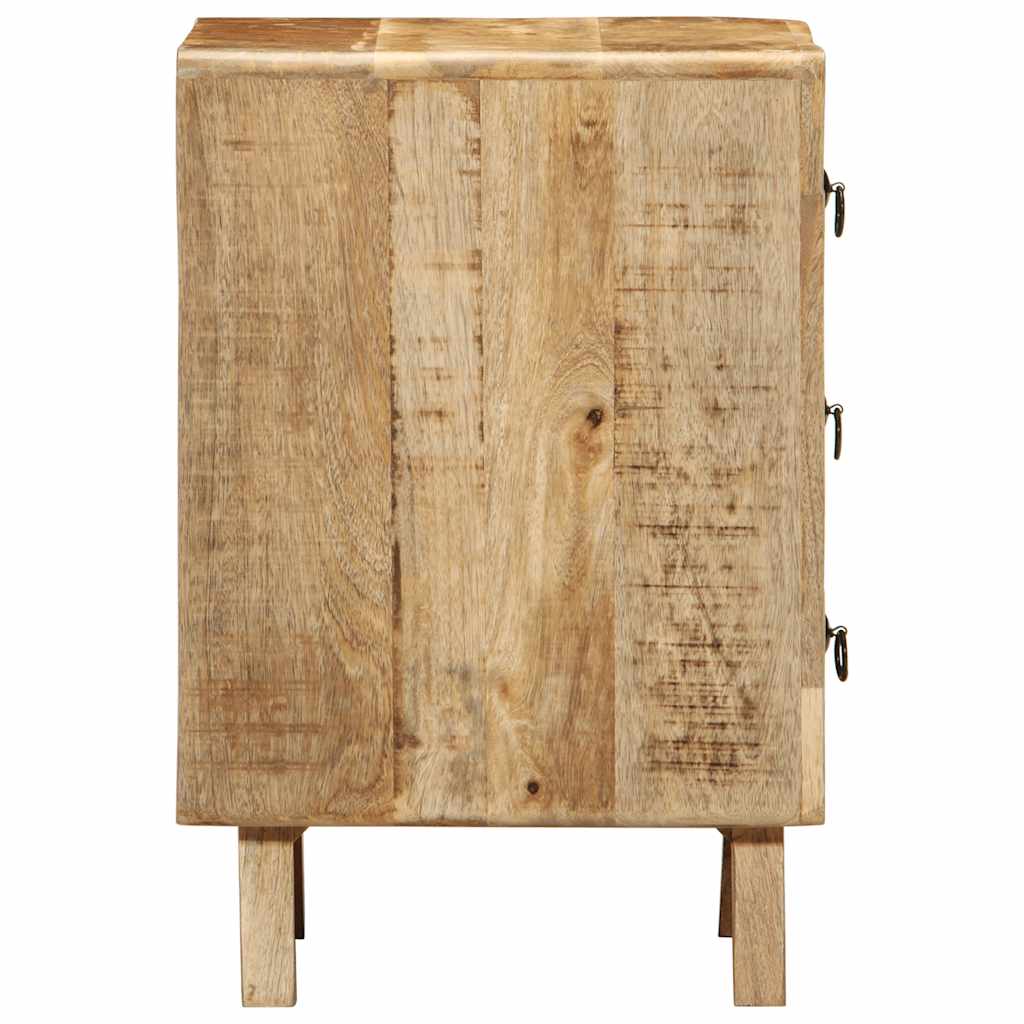 Nattskap 2 stk 37x32x50 cm grovt heltre mangotre