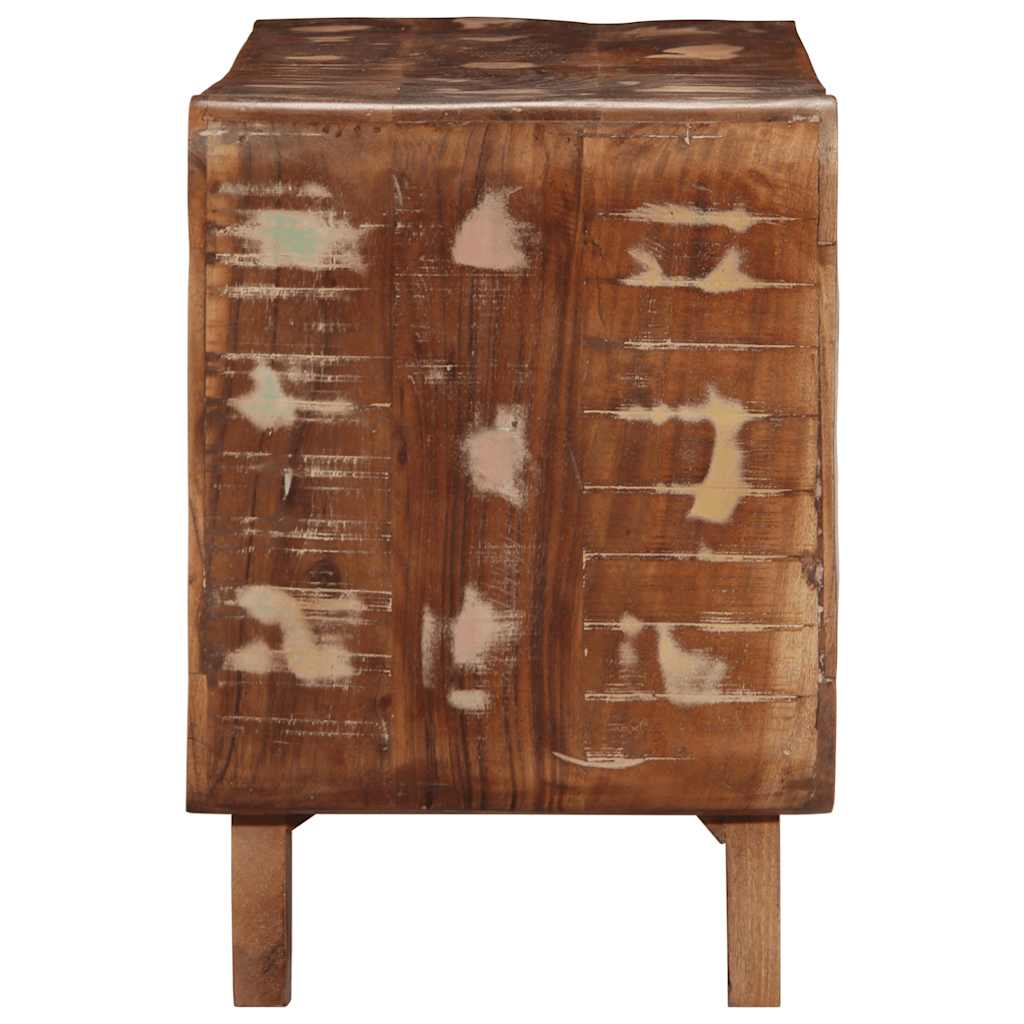 TV-benk 105x46x32 cm gjenvunnet heltre