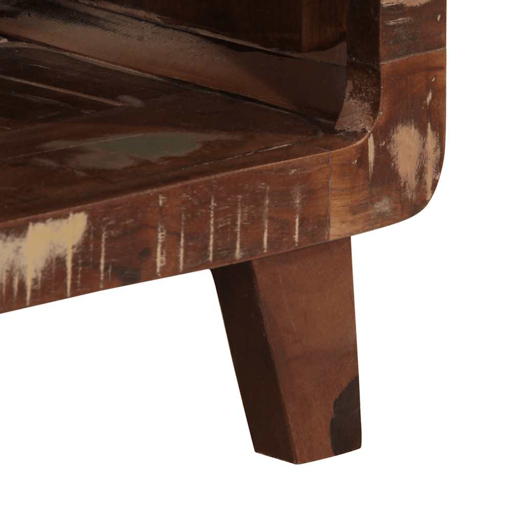 TV-benk 105x46x32 cm gjenvunnet heltre