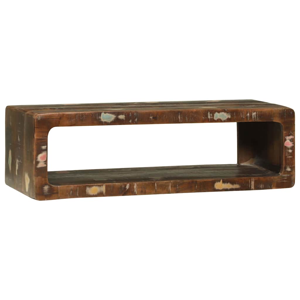 TV-skap Flerfarget 80 x 30 x 25 cm Massivt gjenvunnet tre