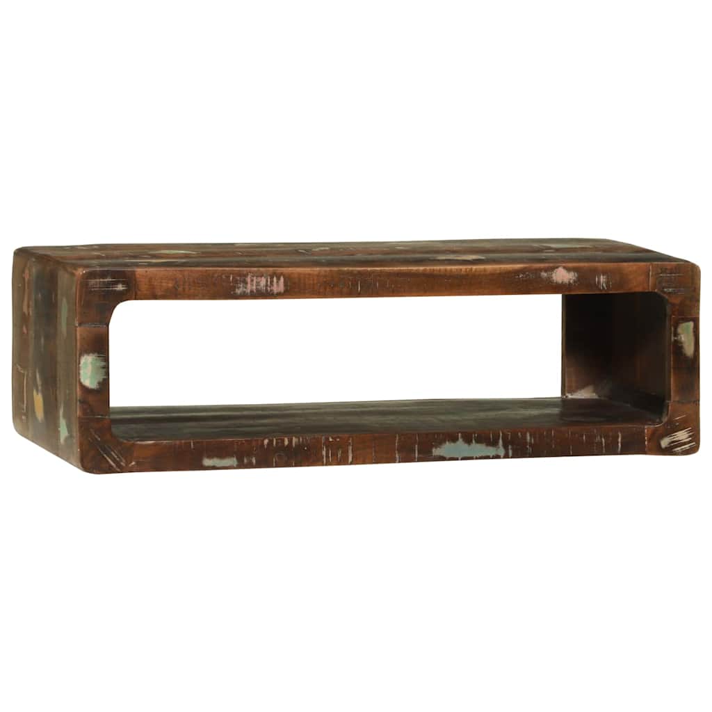 TV-skap Flerfarget 80 x 30 x 25 cm Massivt gjenvunnet tre