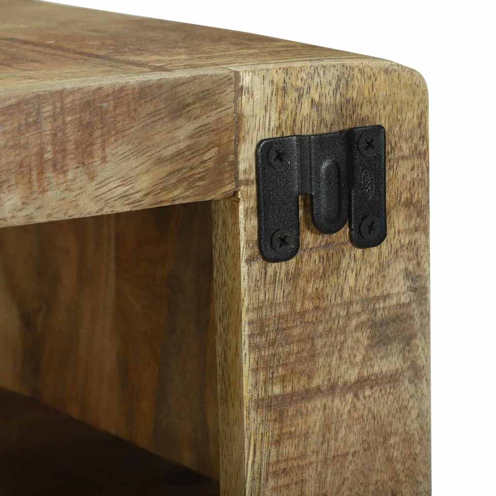 TV-skap med hylle Brun 60 x 32 x 36 cm Massivt mangotre