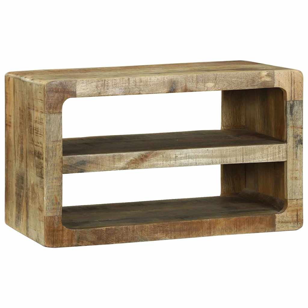 TV-skap med hylle Brun 60 x 32 x 36 cm Massivt mangotre