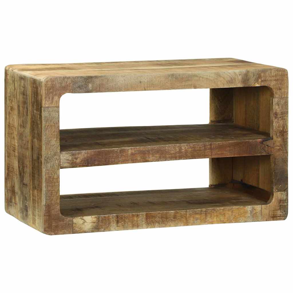 TV-skap med hylle Brun 60 x 32 x 36 cm Massivt mangotre