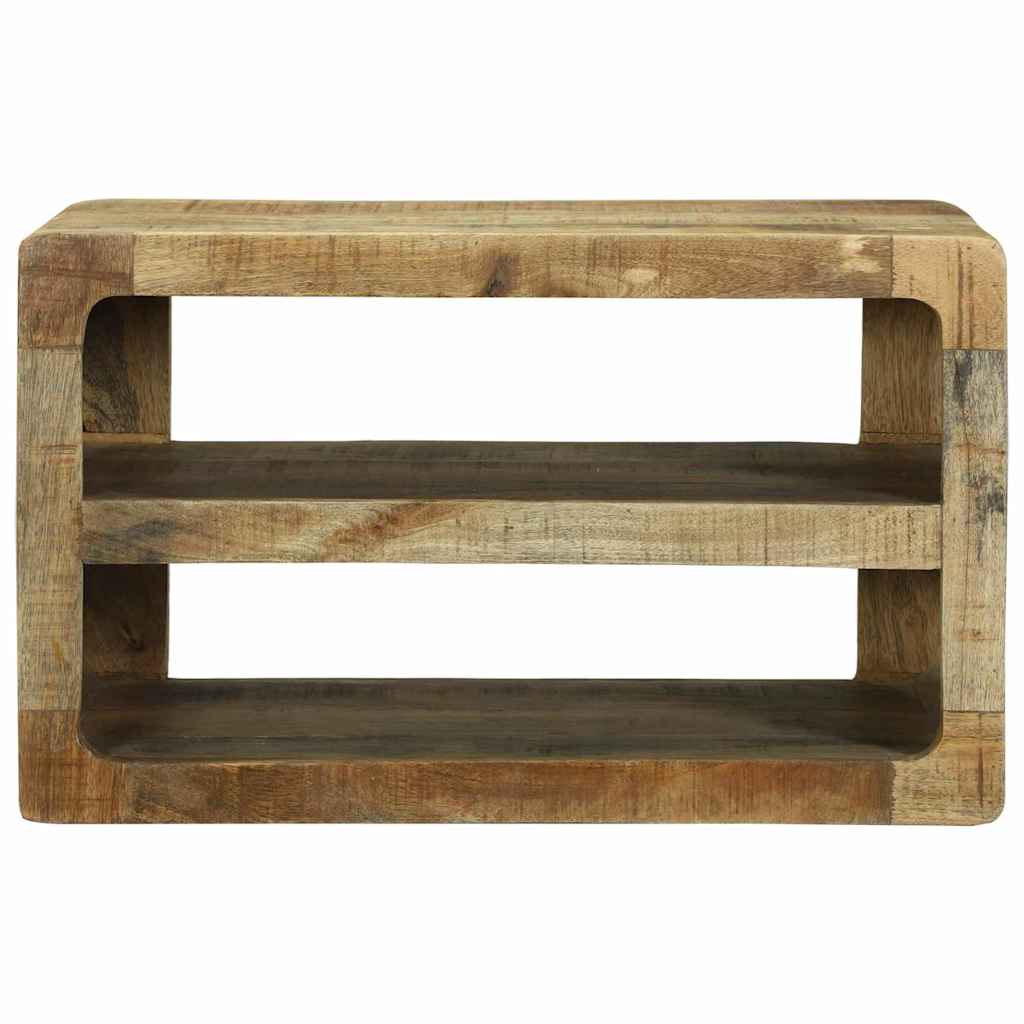TV-skap med hylle Brun 60 x 32 x 36 cm Massivt mangotre