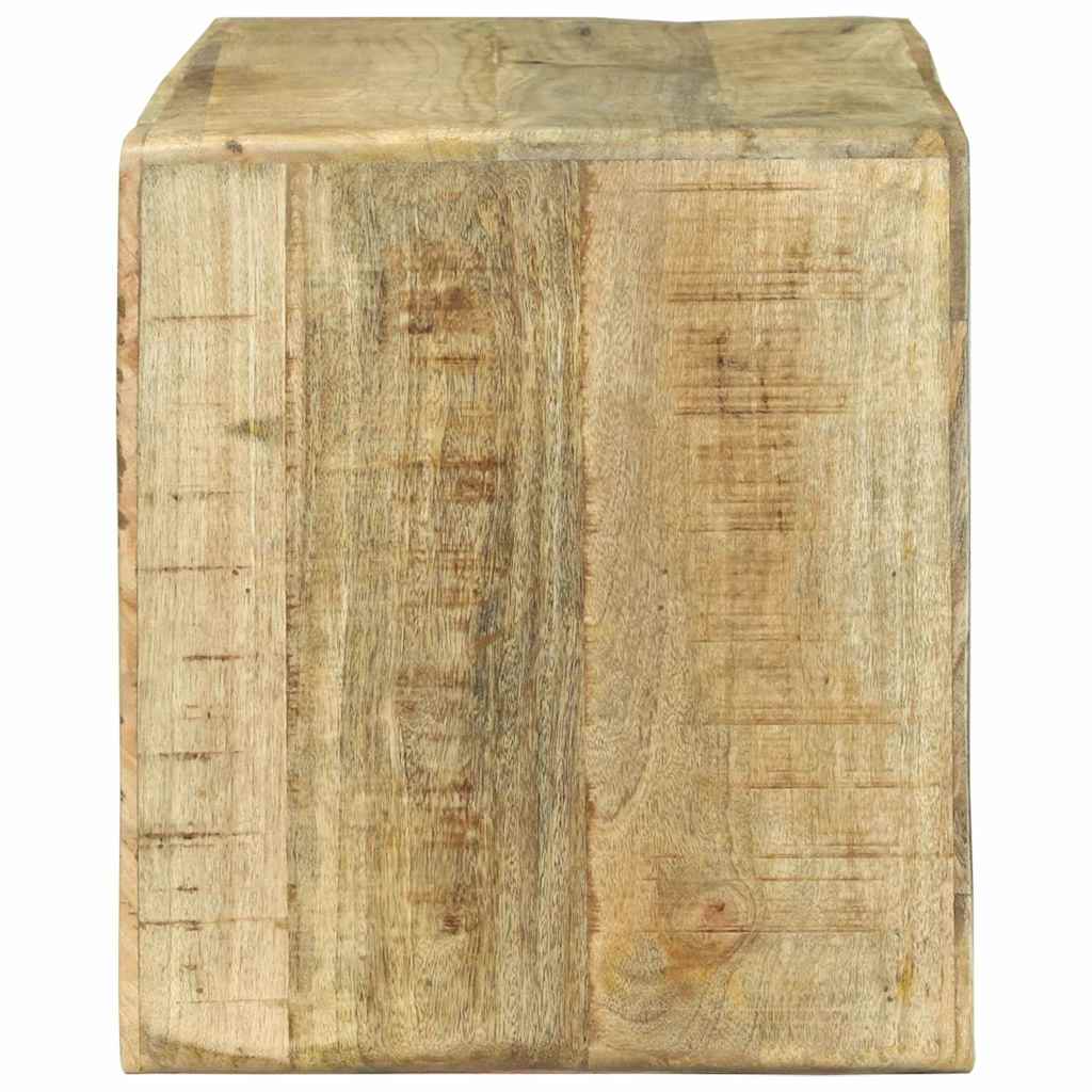 TV-skap med hylle Brun 80 x 32 x 36 cm Massivt mangotre