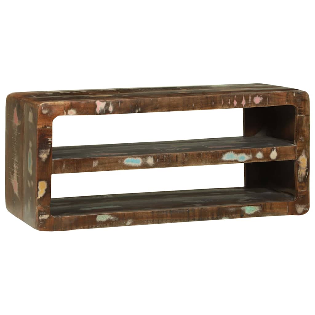 TV-skap Flerfarget 80 x 32 x 36 cm Massivt gjenvunnet tre