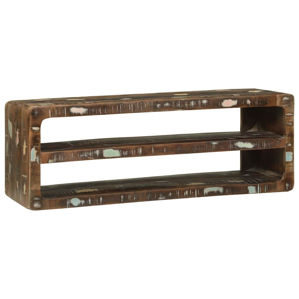 TV-skap Flerfarget 100 x 32 x 36 cm Massivt gjenvunnet tre