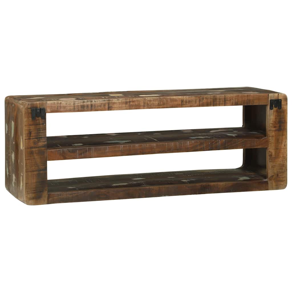 TV-skap Flerfarget 100 x 32 x 36 cm Massivt gjenvunnet tre