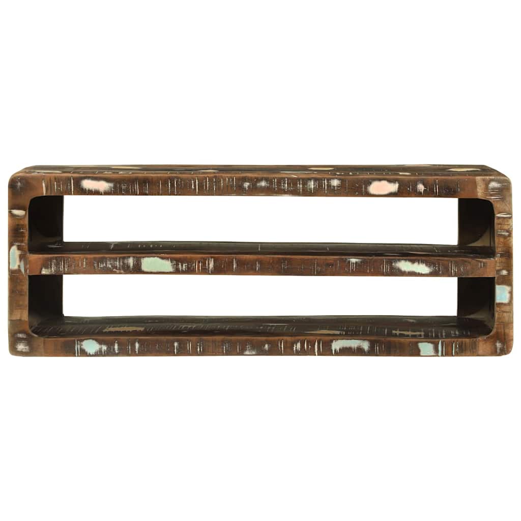 TV-skap Flerfarget 100 x 32 x 36 cm Massivt gjenvunnet tre