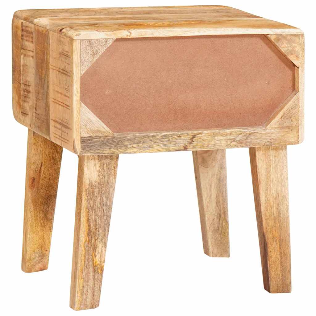 Avlastningsbord med skuff Brun 40 x 32 x 46 cm Massiv mango tre