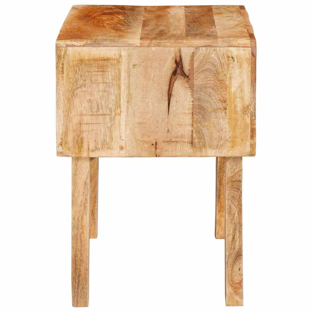 Avlastningsbord med skuff Brun 40 x 32 x 46 cm Massiv mango tre