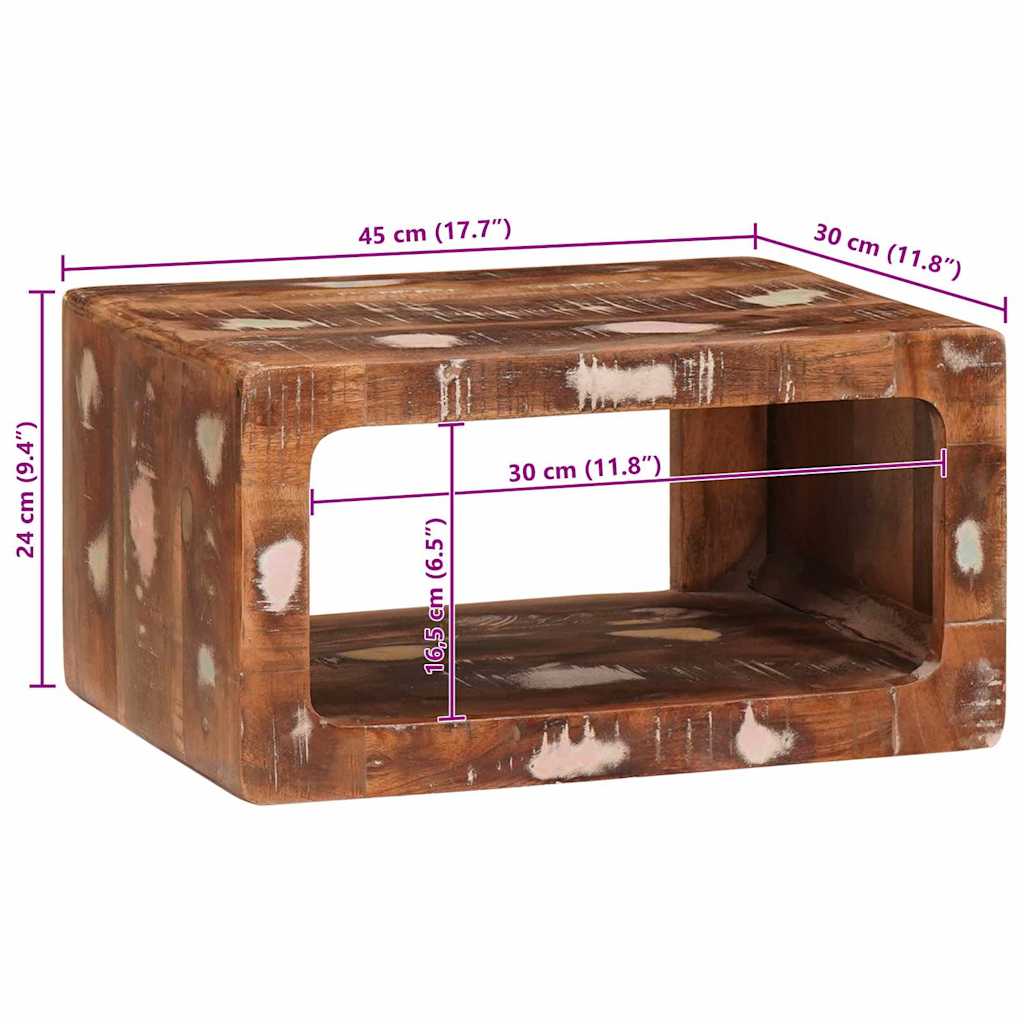 Nattbord Brun 45 x 30 x 24 cm Massiv Reclaim Tre