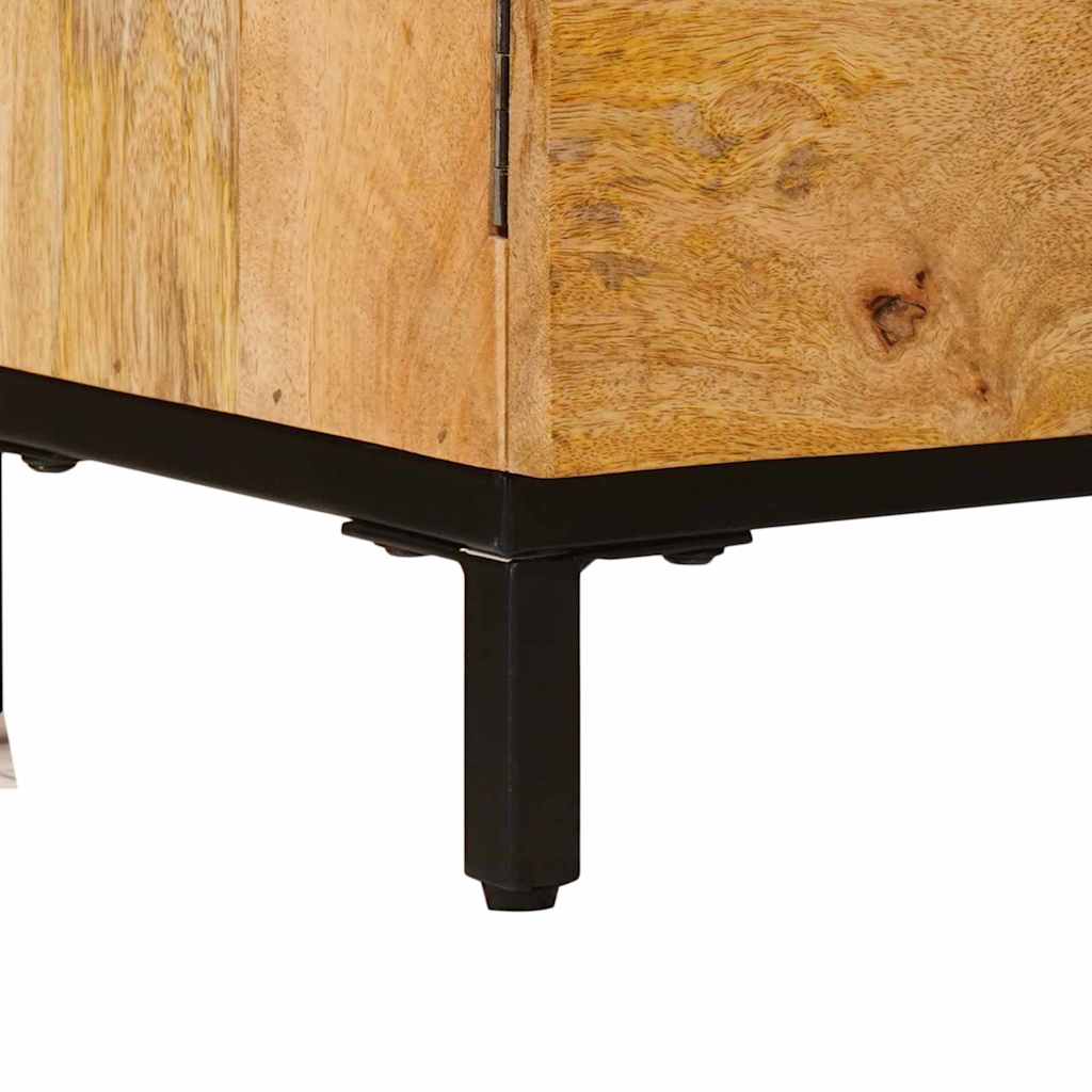 Oppbevaringsskap med dør Brun 110 x 30 x 40 cm Massiv mango tre