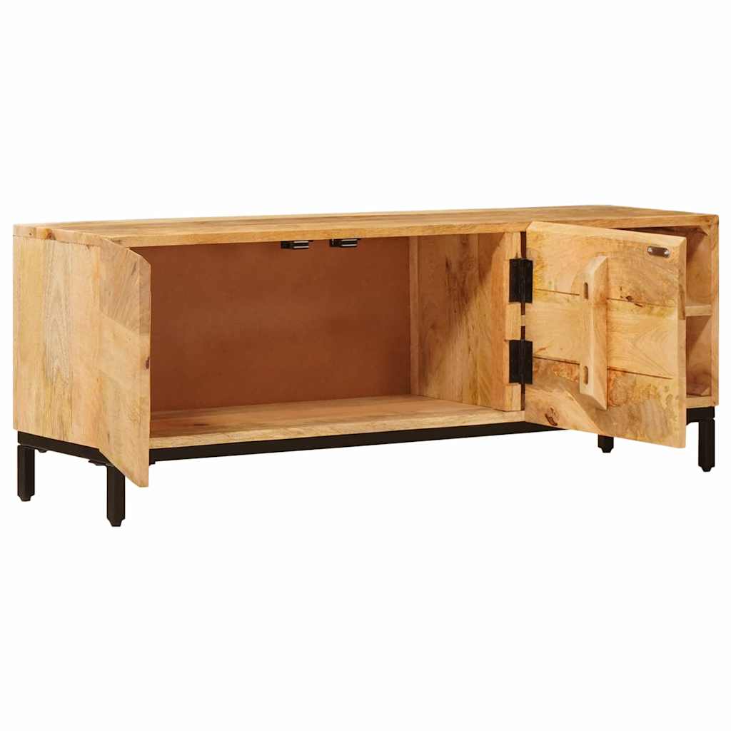 Oppbevaringsskap med dør Brun 110 x 30 x 40 cm Massiv mango tre