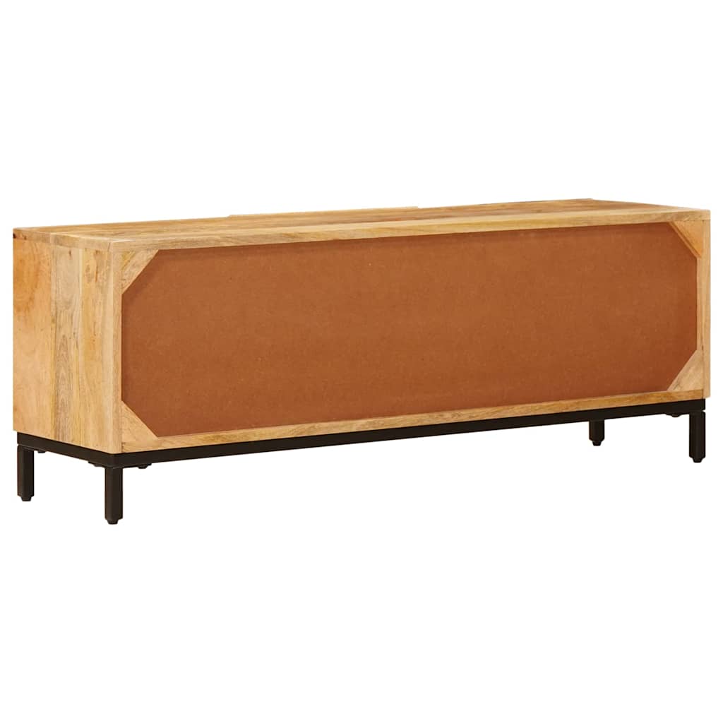 Oppbevaringsskap med dør Brun 110 x 30 x 40 cm Massiv mango tre