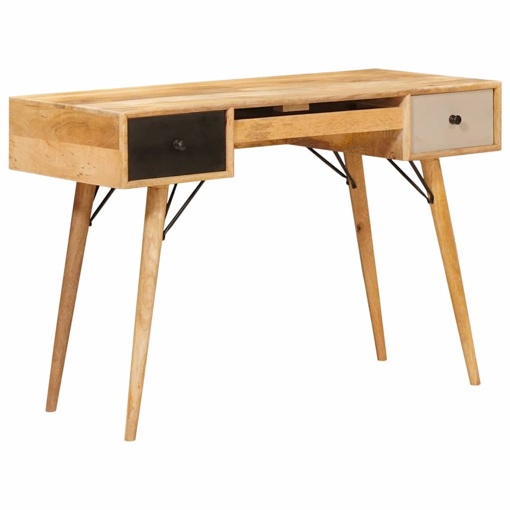 Skrivebord med skuff Brun 110 x 55 x 76 cm Massiv mango tre