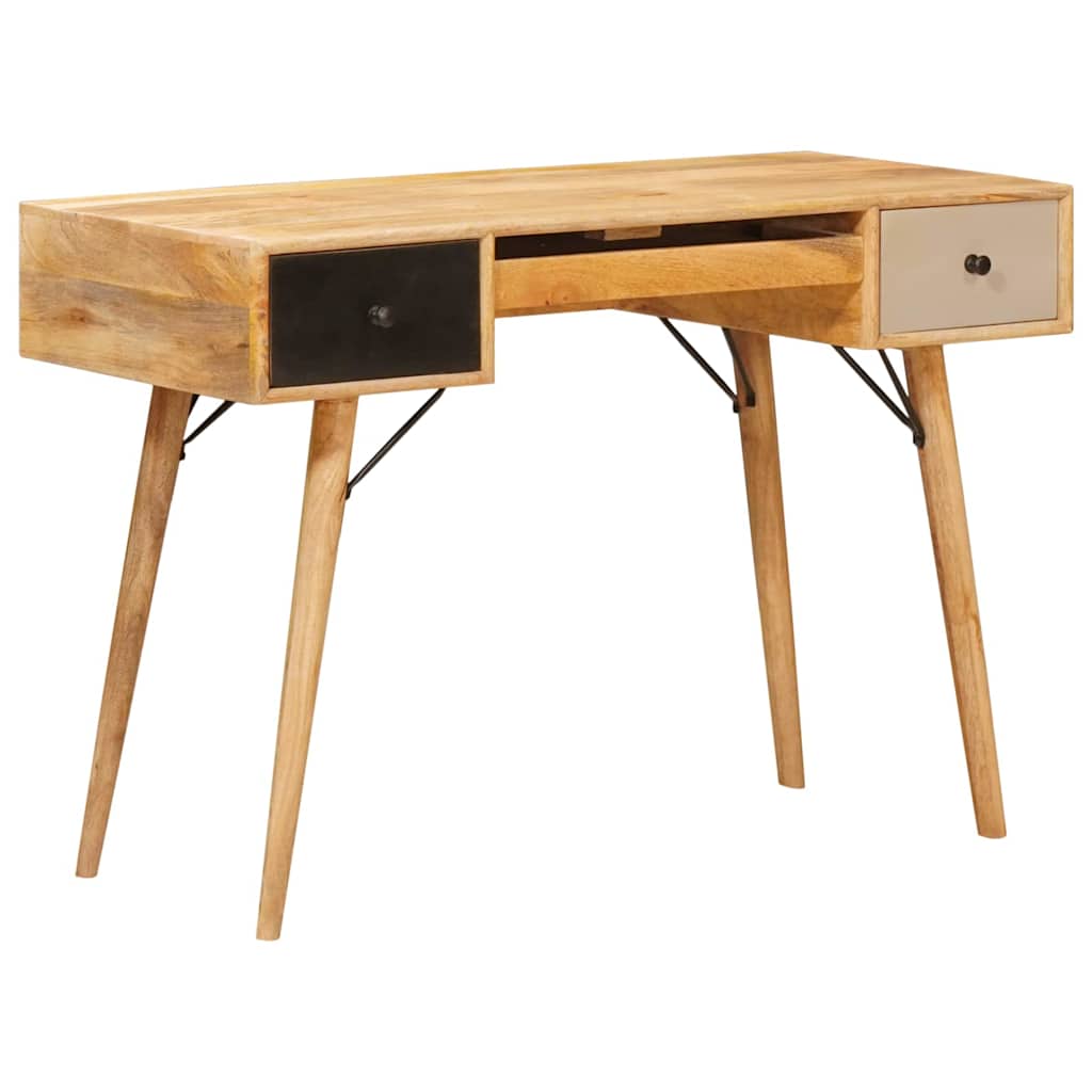Skrivebord med skuff Brun 110 x 55 x 76 cm Massiv mango tre