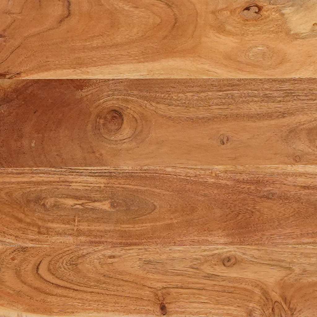 Spisebord Brun og svart 110 x 55 x 78 cm Massiv mango tre